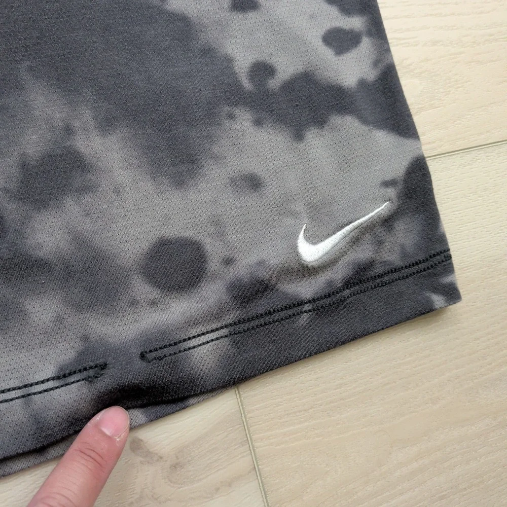 Nike‎ Yoga T-Shirt Mens LT Tall Dri-FIT Camo Allover Print Short-Sleeve Gridiron
